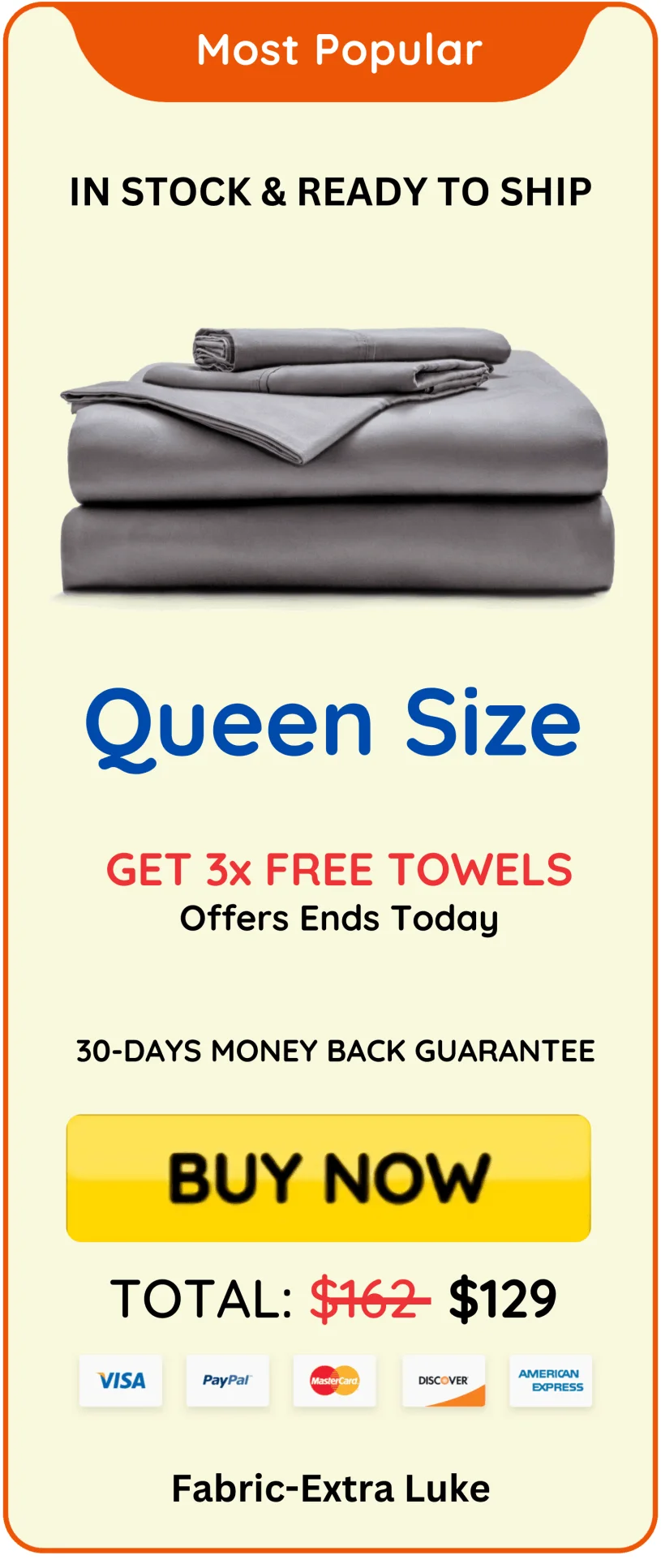 Queen Size Sheet